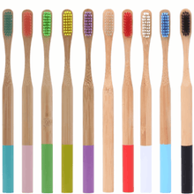 Load image into Gallery viewer, Round Handle Bamboo Toothbrush